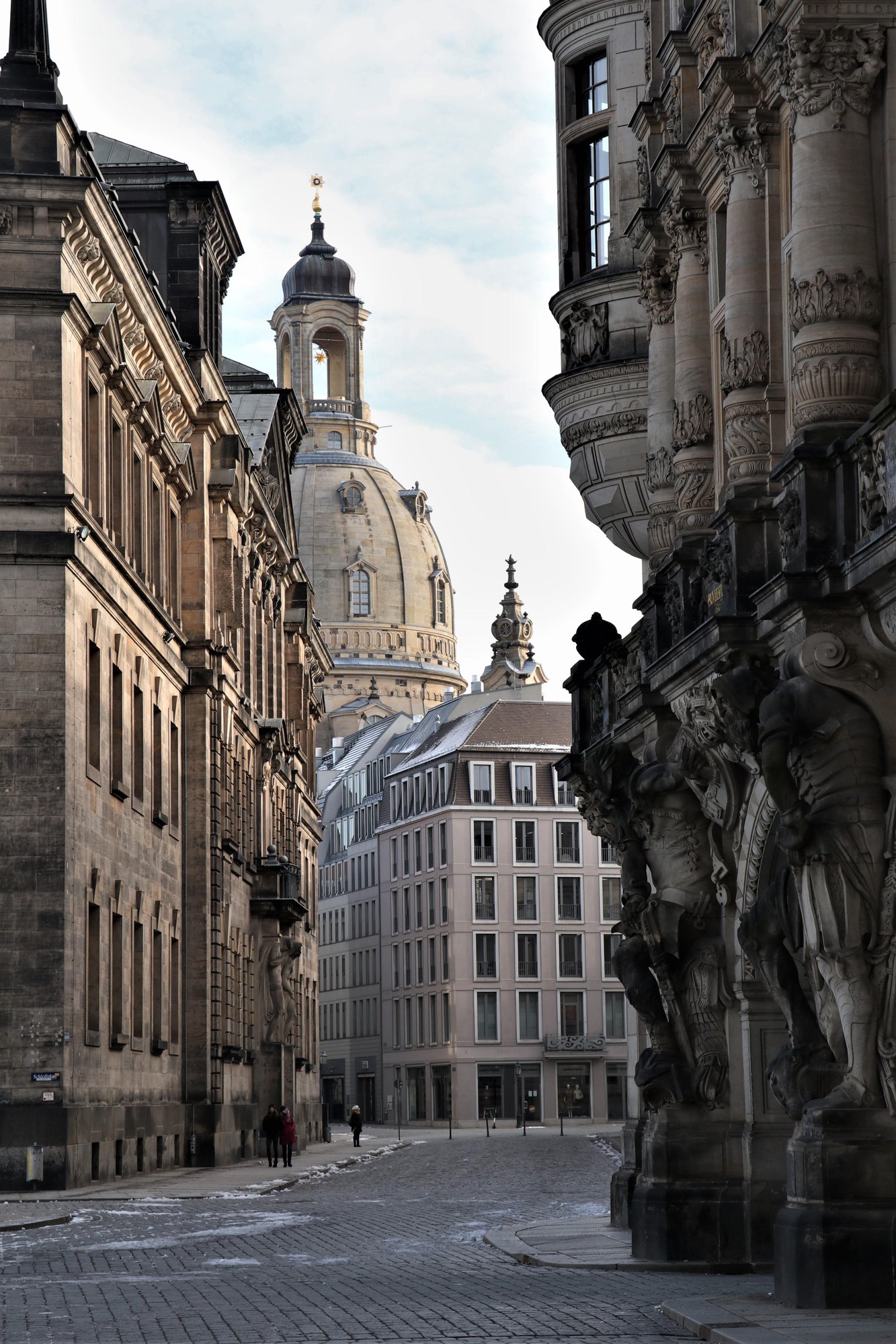 The streets of Dresden. The streets of Dresden.